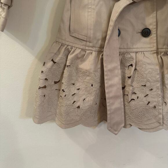 Aquascutum Junior Trench Coat sz 4/5 - Picture 11 of 13